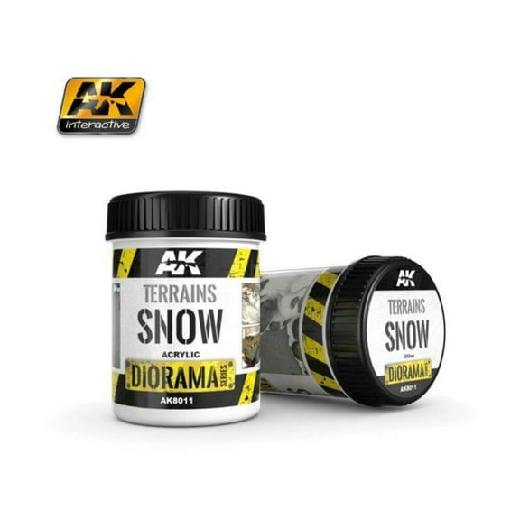 AK-Interactive Terrains Snow - 250ml (Acrylic) New