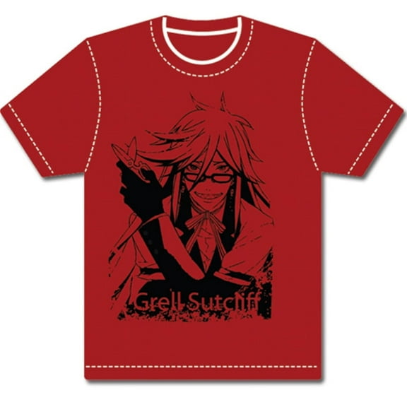 Great Eastern Entertainment Black Butler: Grell with Scissors XX-Large (XXL) T-Shirt