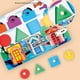 thumbnail image 5 of tablero de niño ocupado,Montessori Toddlers Busy Board Juguete sensorial de madera,Juguete de rompecabezas multifuncional de desbloqueo de educación temprana,Actividades de 2 piezas Hugo tablero de niño ocupado, 5 of 7