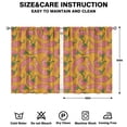 thumbnail image 2 of Boys Girls Kids Nursery Curtains Chili Pattern Red Print Pattern Window Drapes for Living Room Bedroom Playroom Decor Rod Pocket 42x54Inch 2 Panels, 2 of 2