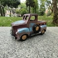 thumbnail image 6 of Sunjoy Tech Vintage Farmhouse Truck Decor Flower Plant Succulent Pot Planter Holder Resin Crafts Rusty Rustic Farm Pickup Table Decoration Birthday Gift - (L: 7.09", W: 3.54", H: 3.54"), 6 of 7