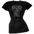 thumbnail image 1 of Engine Schematic Black Soft Juniors T-Shirt, 1 of 1