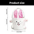 thumbnail image 3 of AOOOWER Candy Basket 22x38cm Rabbits Ears Candy Basket with Top Handle for Kids, 3 of 11