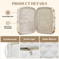 thumbnail image 5 of ZUXONGSY Mandala Butterfly Print Bible Cover for Women Quilted Bible Bag Lightweight Handbag with Pen Slots Scripture Bag for Daily Use, 5 of 7