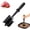 Black, variant on Meat Chopper, Heat Resistant Hamburger Smasher Tool, Ground Beef Masher, Dishwasher Safe, Premium Heat-Resistant Masher for Beef, Chicken and More(Red)