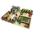 thumbnail image 1 of MOC Rábano Lechón Gallina Perrera Perrera Establo Granero Maíz Pequeño Bloques de Construcción Escena Neutral Ensamblaje, 1 of 1