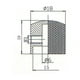 thumbnail image 2 of Perillas de tono y de 4 piezas con licencia de salida ovalada de 1/4 '' para guitarra eléctrica, 2 of 9