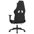 thumbnail image 6 of vidaXL Massage Gaming Chair with Footrest, Reclining, Height Adjustable, Swivel, Black & Light Green, 6 of 13