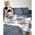 thumbnail image 4 of Blankets - Decorative Classic Blanket - Buffalo Plaid Throw Blanket - Comfortable and Ultra-Soft - Lightweight & Indoor Outdoor Blanket - Dark Denim Ivory Multi, 4 of 5