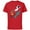 Red, variant on Disney and Pixar’s Wall-E and EVE Whoa! - Short Sleeve Cotton T-Shirt for Adults - Customized-Black