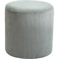 thumbnail image 3 of Meridian Furniture Roy Grey Ottoman/Stool, 3 of 7