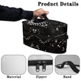 thumbnail image 5 of HELLHERO Garment Steamer Case Starry Sky Pattern Zipper Closure Lightweight Organizer Travel Iron Case, Case Only, 5 of 6