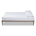 thumbnail image 2 of Baxton Studio Iseline King Size Grey Finished Wood Platform Bed Frame, 2 of 9