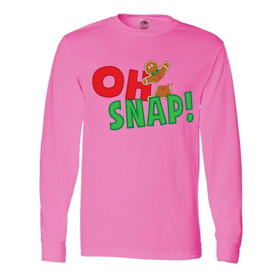 Inktastic Oh Snap Long Sleeve T-Shirt