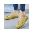 thumbnail image 5 of Harsuny Ladies Nurse Casual Flats Nonslip Lightweight Tassel Moccasins Driving Comfort Round Toe, 5 of 8
