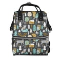 thumbnail image 1 of Easygdp Moose Squirrel owls tree para Bolsa de Bebé de Gran Capacidad con Múltiples Bolsillos, Bolsa de Pañales para Padres, Bolsa de Viaje Organizada y Elegante, 1 of 6