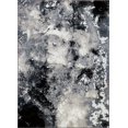 thumbnail image 1 of Ladole Rugs Everest Collection Siesta Abstract Contemporary Style Smooth Area Rug Carpet for Dining Room, Bedroom, Living Room in Grey, 5x8(5'3" x 7'6", 160cm x 230cm), 1 of 4