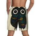 thumbnail image 2 of Lsque Mens Swim Trunks Owl with Mandala Pattern - Bathing Suit Compression Liner - Beach Swim Shorts Swimwear - (S-3XL) - Stretch Quick Dry -3X-Large, 2 of 9