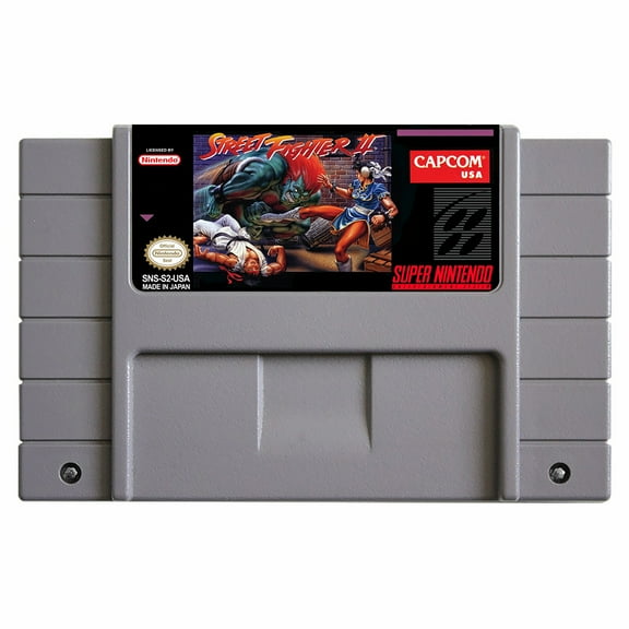 SNES Games Cartridge Street Fighter 2
