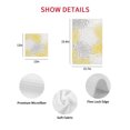 thumbnail image 7 of Yellow White Kitchen Dish Towels for Drying Dishes Set of 2, Abstract Grey Chrysanthemum Flower Floral Waffle Weave Microfiber Hand Tea Bathroom Towels Quick Dry & Absorbent Towel 15.7x23.6, 7 of 7