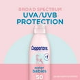 thumbnail image 4 of Coppertone WaterBabies Sunscreen Spray, SPF 50 Baby Sunscreen, 6 oz, 4 of 12