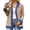 Dark Wash, variant on Women Color Block Denim Shacket, Fashion Lapel Button Down Loose Long Sleeve Two Tone Jean Jacket Casual Oversized Outerwear Tops For Ladies Green 2XL