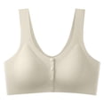 thumbnail image 2 of Gymayou Front Closure Bras for Women Ice Silk Nursing Sleep Bras Maternity Bralette Size XL, 2 of 3