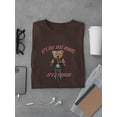 thumbnail image 3 of Not Just Riding Bear N Bike T-Shirt Men -Image by Shutterstock, Male 5X-Large, 3 of 4