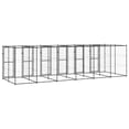 thumbnail image 3 of vidaXL Outdoor Dog Kennel Steel 14.52 m², 3 of 4