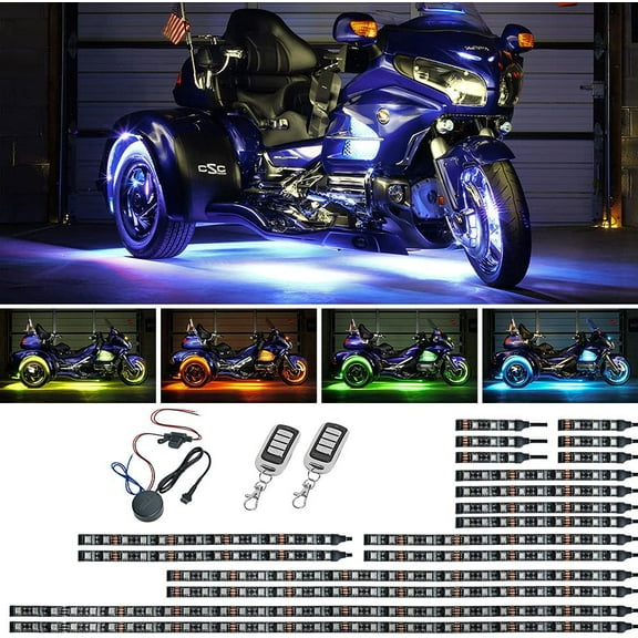 LEDGlow LiteTrike® II Advanced Million Color LED Motorcycle Lighting Kit