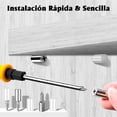 thumbnail image 3 of YINGDIHUT Soporte para Repisas de Pared Pin, Soportes para Estantes Pin, Tornillos Autorroscantes con Funda Antideslizante, Mensulas para Repisa Flotante, 3 of 4