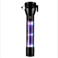 thumbnail image 1 of Linterna multifuncional, luz solar recargable, martillo de seguridad, luz exterior fuerte, martillo de escape de emergencia para automóvil con alarma, iluminación exterior (, 1 of 5