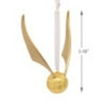 thumbnail image 4 of Hallmark Harry Potter Golden Snitch Premium Metal Christmas Ornament, 4 of 6