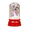thumbnail image 1 of Naiovety Adorno musical de Navidad, decoraciones brillantes universales, decoración brillante interesante de Navidad, adorno de mesa, accesorio Kits de decoración para fiestas Rojo oscuro, 1 of 6