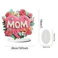 thumbnail image 3 of Mother'S Day Tabletop Ornament Acrylic Sign Table Decorations Mothers Day Gifts 2D Acrylic Plaque Gift for Mom Mama Birthday Gift Romantic Thank You Sign for Bedroom Living Room Home Decor, 3 of 6