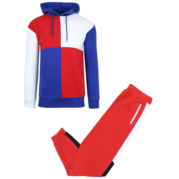 blue hoodie and jogger set