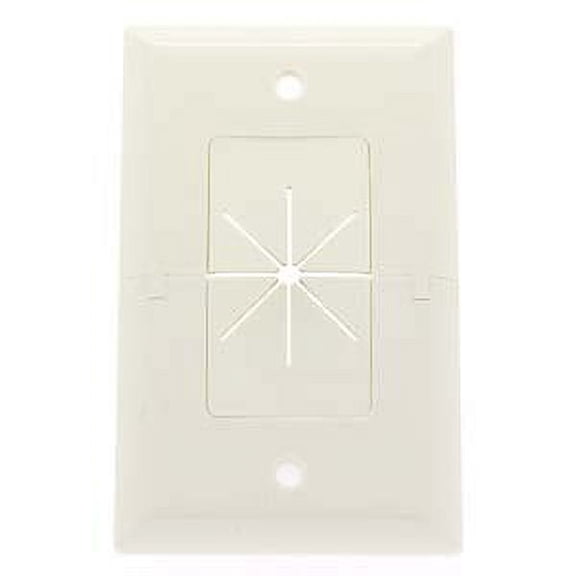 SF Cable Split Plate w/Flexible Opening