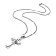 thumbnail image 2 of Guardurnaity Collar Cadenas colgantes cruzadas Decoración de moda Decoraciones Metal Joyería masculina para citas Fiesta Regalo Joyas Suministros Ropa, zapatos y accesorios Miscelánea Color Acero, 2 of 6
