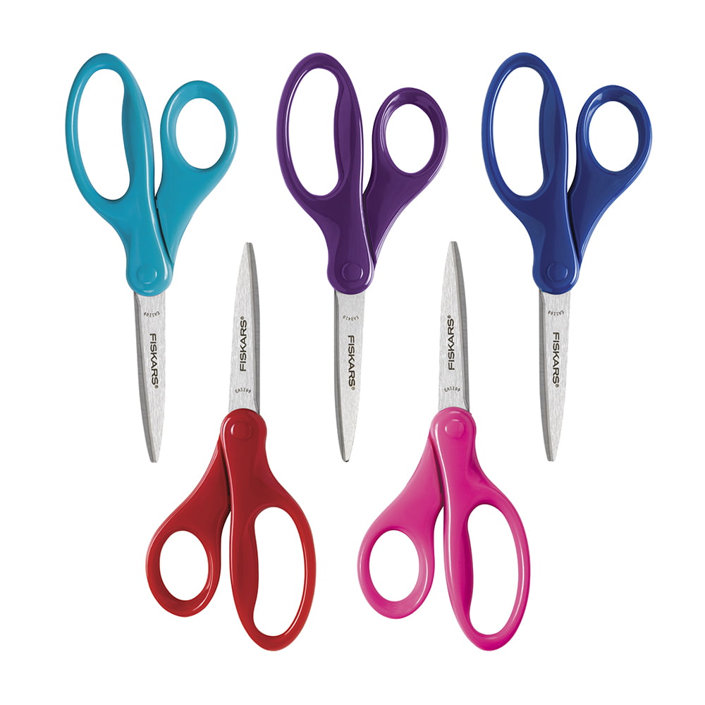 Fiskars 7 Student Scissors - Assorted Colors 