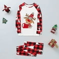 thumbnail image 4 of Curenmufel Pyjamas de Noël pour la Famille Pyjamas de Noël pour la Famille Pyjamas des Fêtes Assortis Ensembles de Pyjamas de Noël pour Couples (Rouge,m), 4 of 9