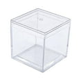 thumbnail image 6 of shamjina 50 Pieces Acrylic Display Case 3.3x3.3x3.3cm Mini Candy Box for Collectibles, 6 of 8