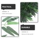 thumbnail image 3 of 50 hojas artificiales de bambú verde, plantas verdes falsas, hojas verdes para decoración del hogar, hotel y oficina., 3 of 8