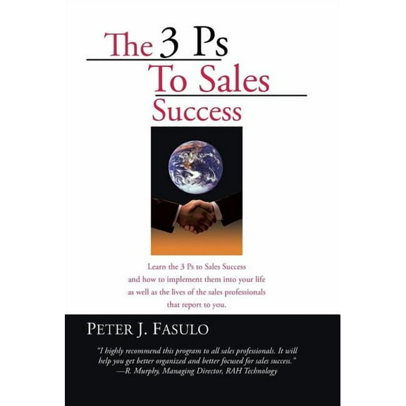 The 3 Ps To Sales Success Hardcover Peter Fasulo