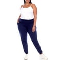 thumbnail image 5 of White Mark Women's Plus Size Harem Pants, 5 of 6