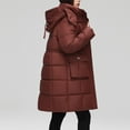 thumbnail image 5 of Wancir Women's Mid-Length Parka Winter Outerwear Jacket Soft Fleece Warm Snow Coat, 5 of 7