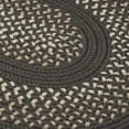 thumbnail image 3 of Colonial Mills 5' x 8' Gray And Beige Oval Handmade Braided Area Throw Rug, 3 of 3