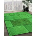 thumbnail image 3 of Ahgly Company Machine Washable Indoor Rectangle Transitional Lime Green Area Rugs, 4' x 6', 3 of 7