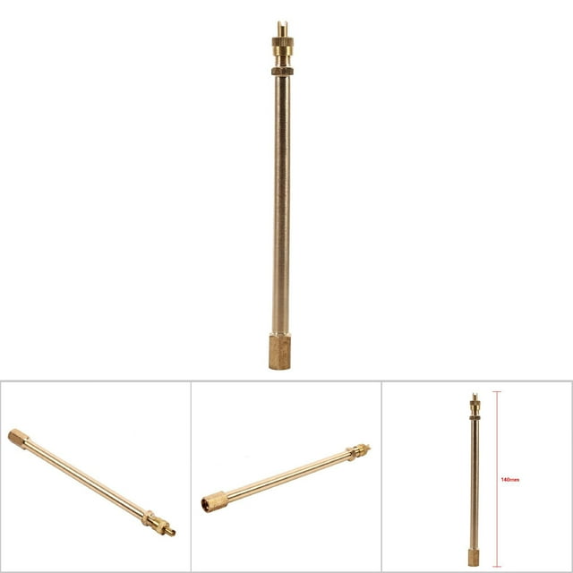 Extensores de Vástago de Válvula de 100 Mm Extensores de Vástago de Válvula de Neumático de Automóvil de Latón Extensores de Válvula de Neumático de Metal Inflador de ANGGREK Otros