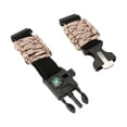 thumbnail image 1 of Correa de Reloj Paracord 6 en 1 Pulsera Paracord de 22 Mm Apta para Correa de Reloj Huami Pulsera Deportiva para Aventuras de Camping Al Aire Libre ANGGREK  Otros, 1 of 8