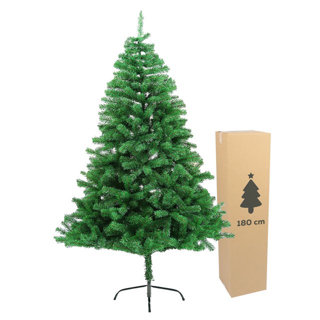 Árbol de Navidad Fasilyt Pino Navideño 1.2m Altura Artificial Base de Metal 200 Ramas